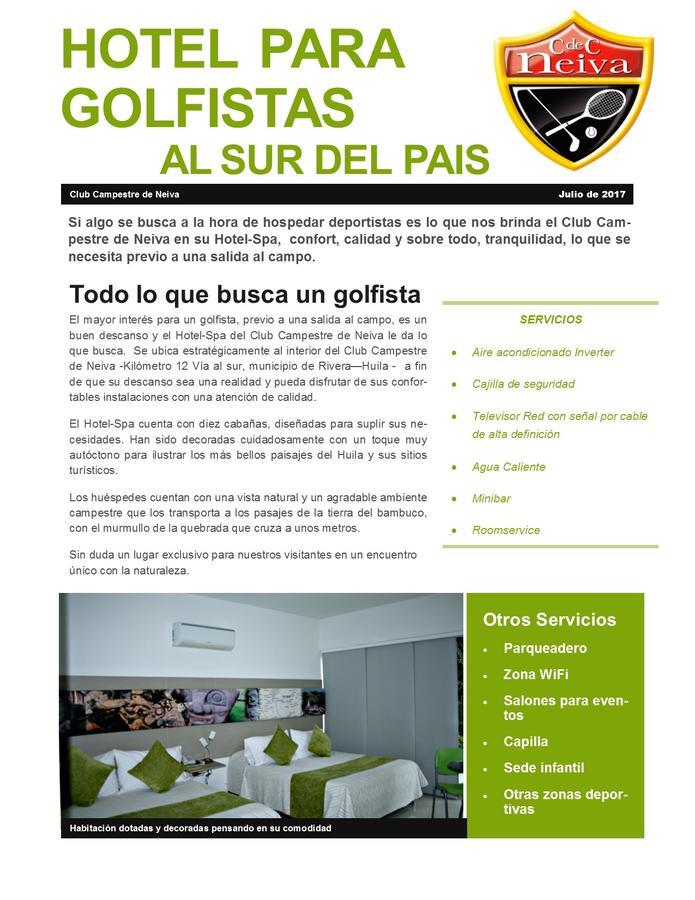Club Campestre de Neiva Hotel Neiva  Exterior foto